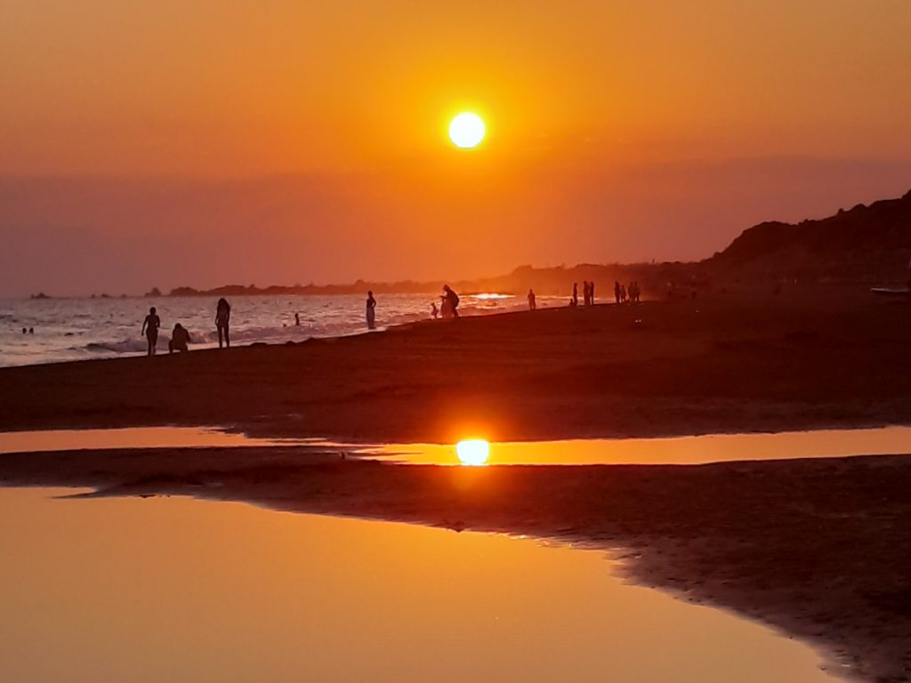 Sonnenuntergang Urlaubsfoto